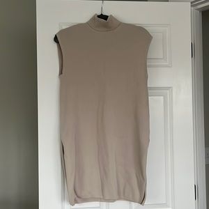 Tunic turtleneck sweater vest H&M